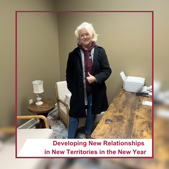 Looking Forward to Developing New Relationships in New Territories in the New Year